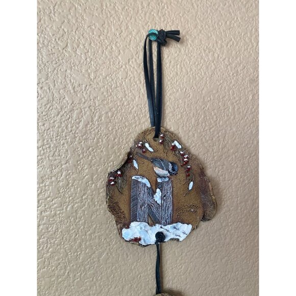 Big Sky Carvers Nature Fragments NOEL Wall Hanging by Jane Beasley Birds Rustic - Picture 5 of 14
